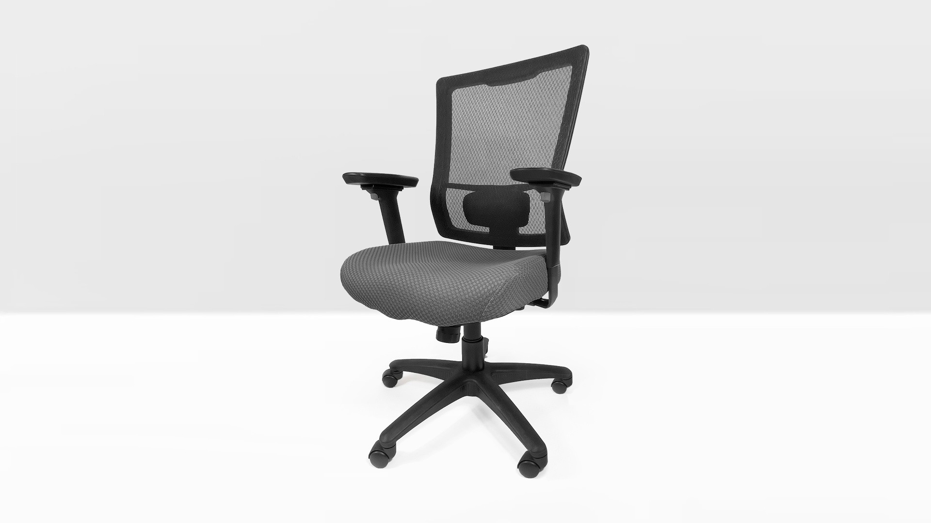 Office Chair Gray Front