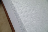 The cover details on the Tempur-Pedic® Soft Support Mattress Topper
