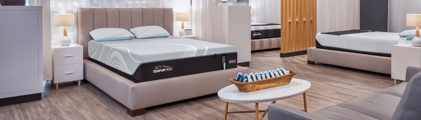 Inside a Tempur-Pedic flagship store