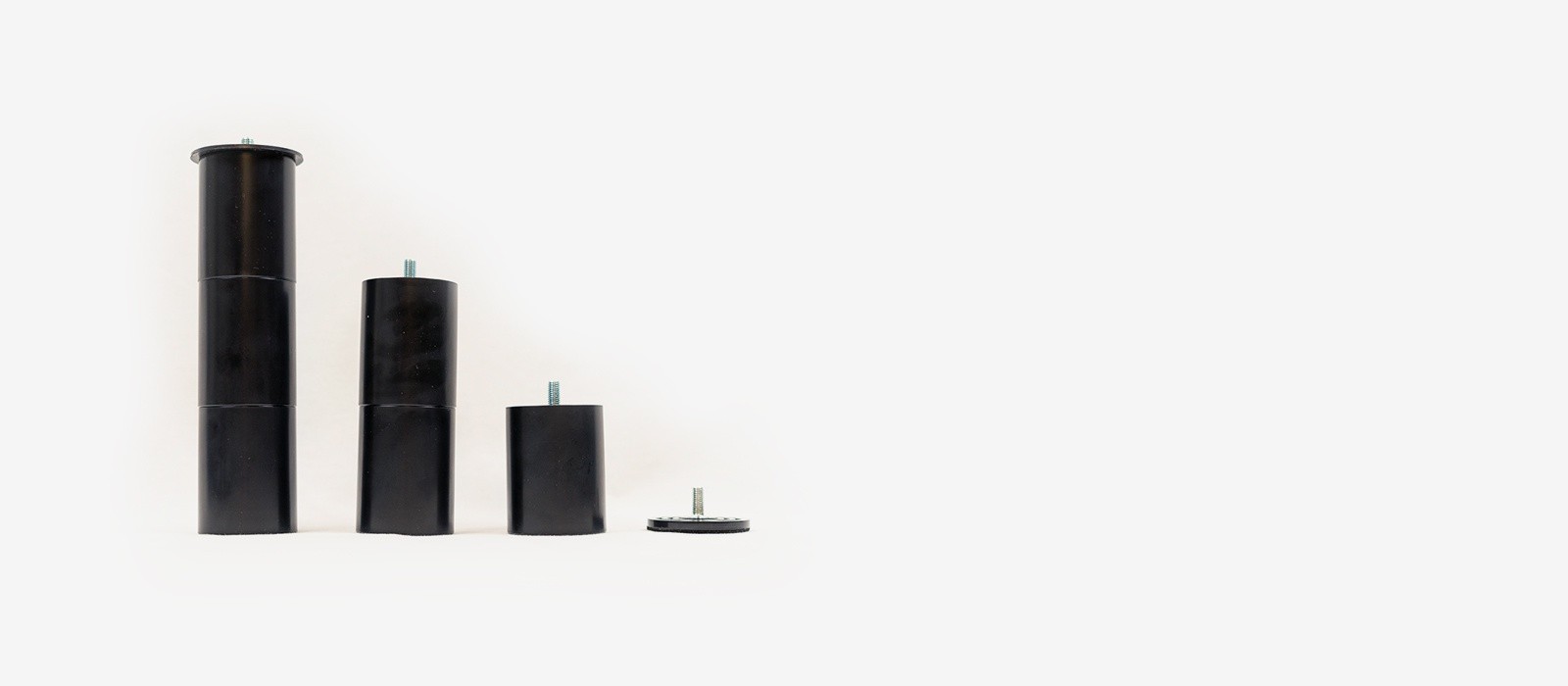 12" stackable leg for adjustable base