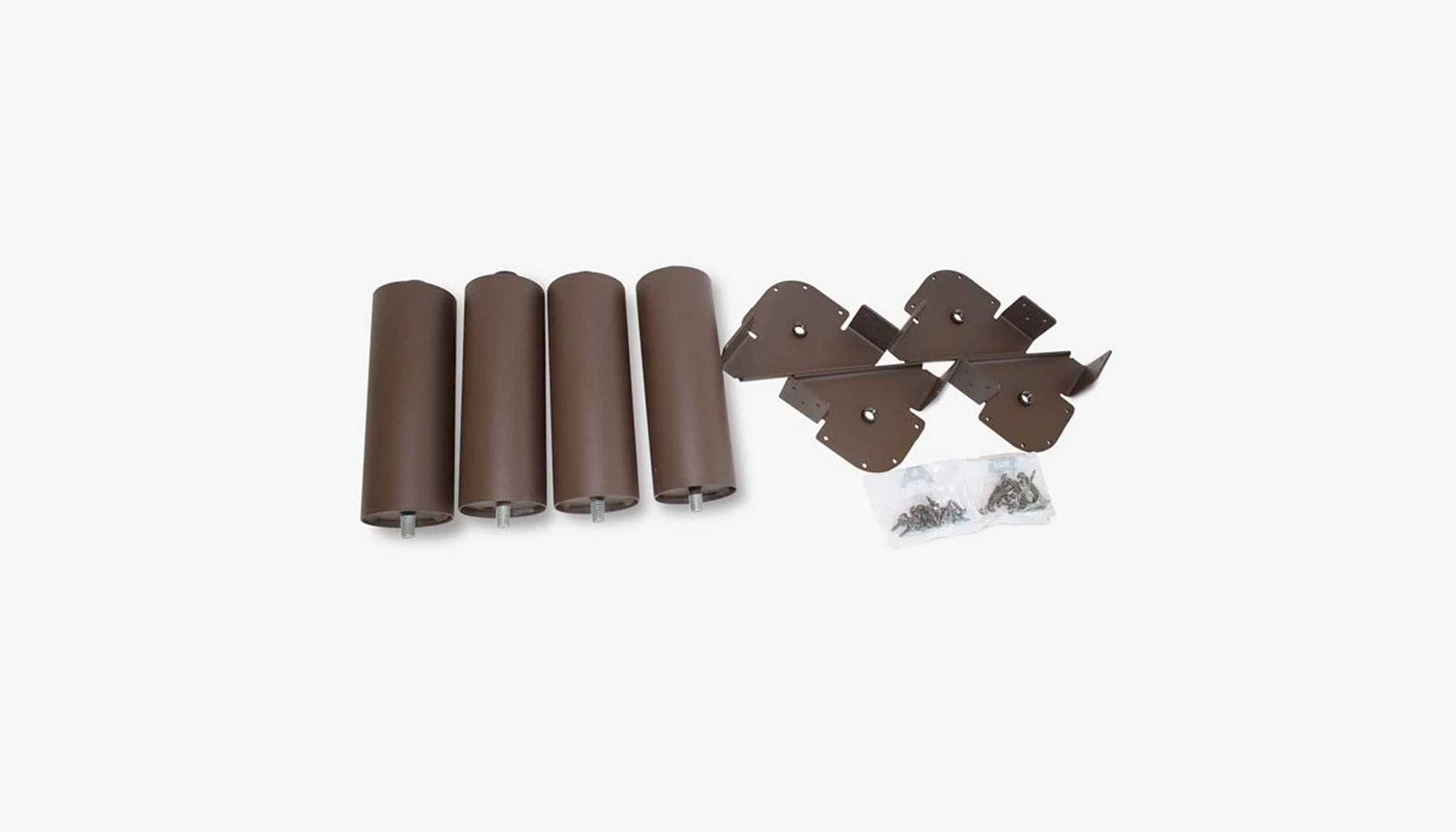 A Tempur-Up foundation leg set